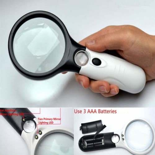 LED Magnifying Glass with Built-in Light – Reading, Inspection & Repair Lens 🔍