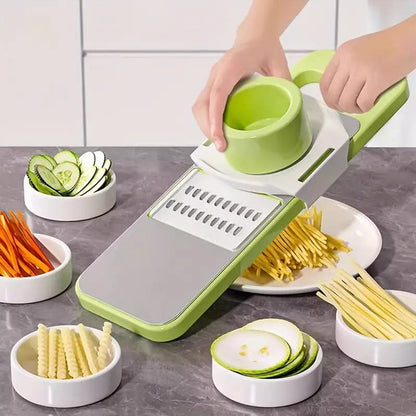 5 In 1 Stainless steel Multifunctional Vegitable Slicer Cutter