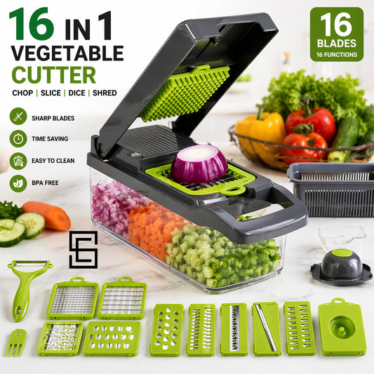 16-in-1 Multifunctional Vegetable Cutter & Slicer |