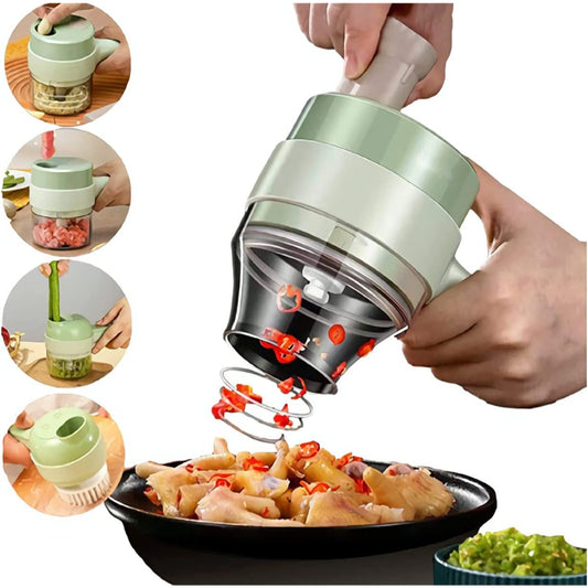 4 in 1 Electric Handheld Vegetable Cutter