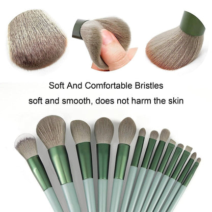 WANTER 13 Pcs Makeup Brushes Set Soft hair