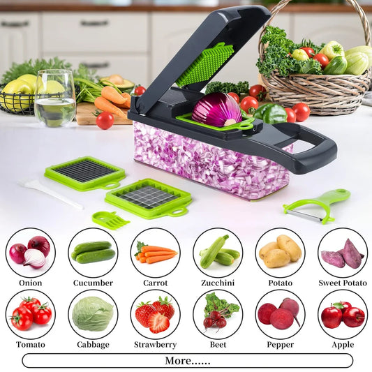 16-in-1 Multifunctional Vegetable Cutter & Slicer |