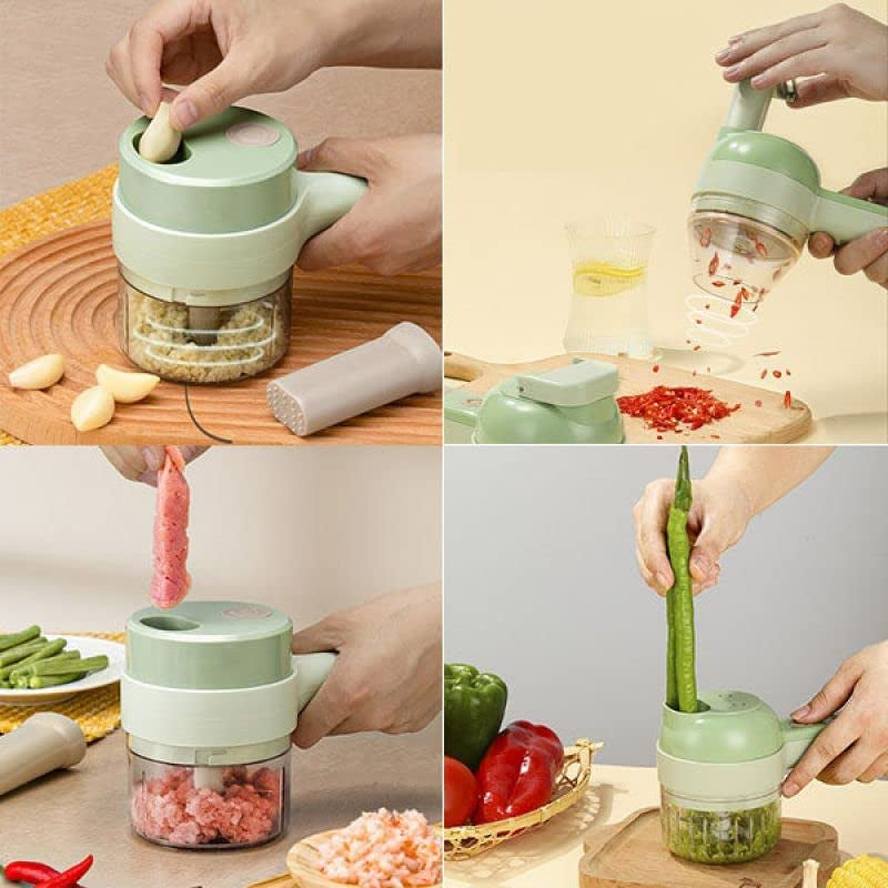 4 in 1 Electric Handheld Vegetable Cutter