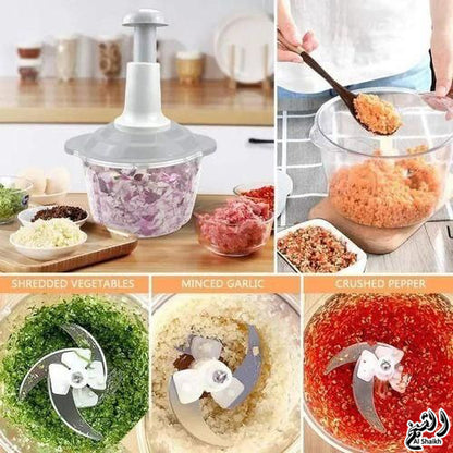 9-in-1 Vegetable push Chopper