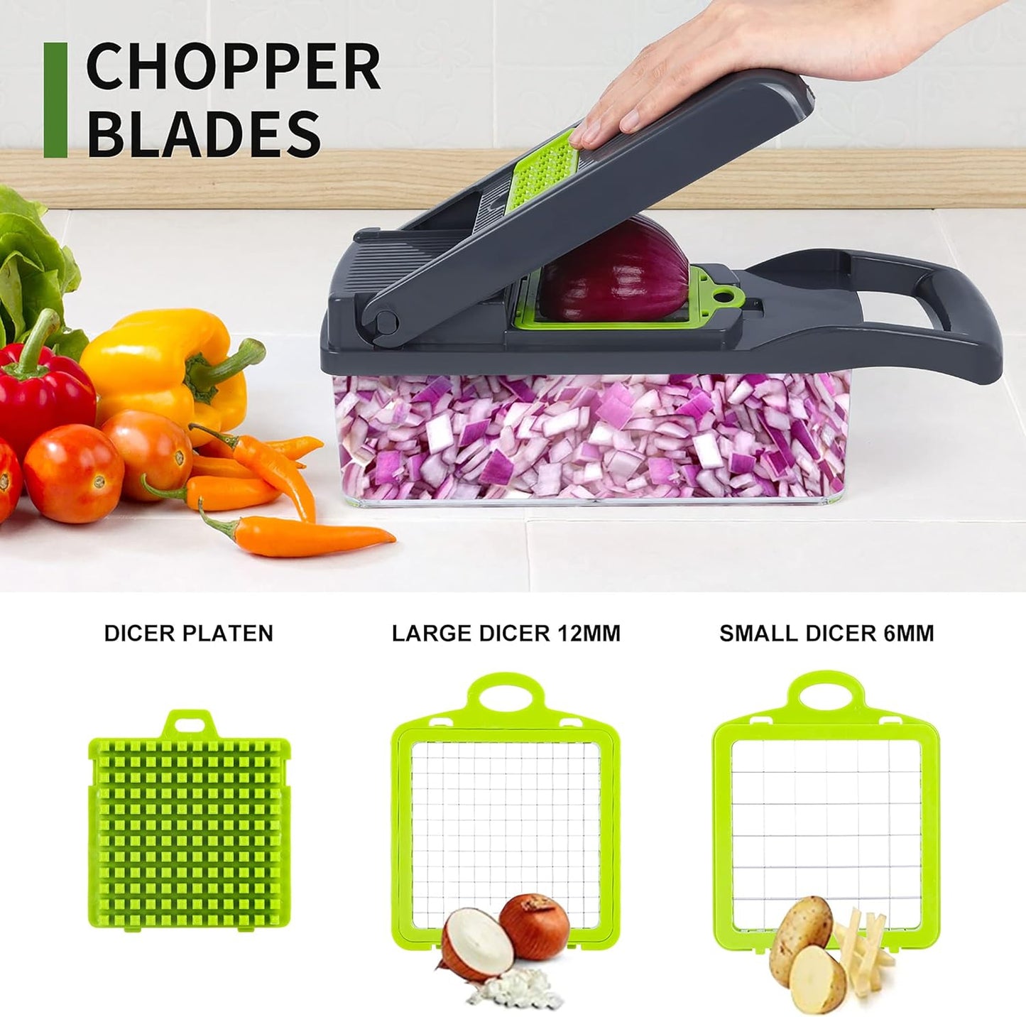 16-in-1 Multifunctional Vegetable Cutter & Slicer |