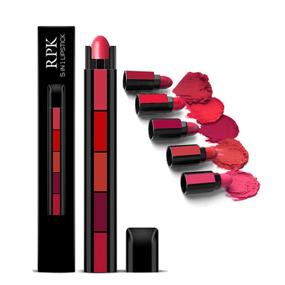 5 in 1 Lipstick Matte lipsticks Waterproof