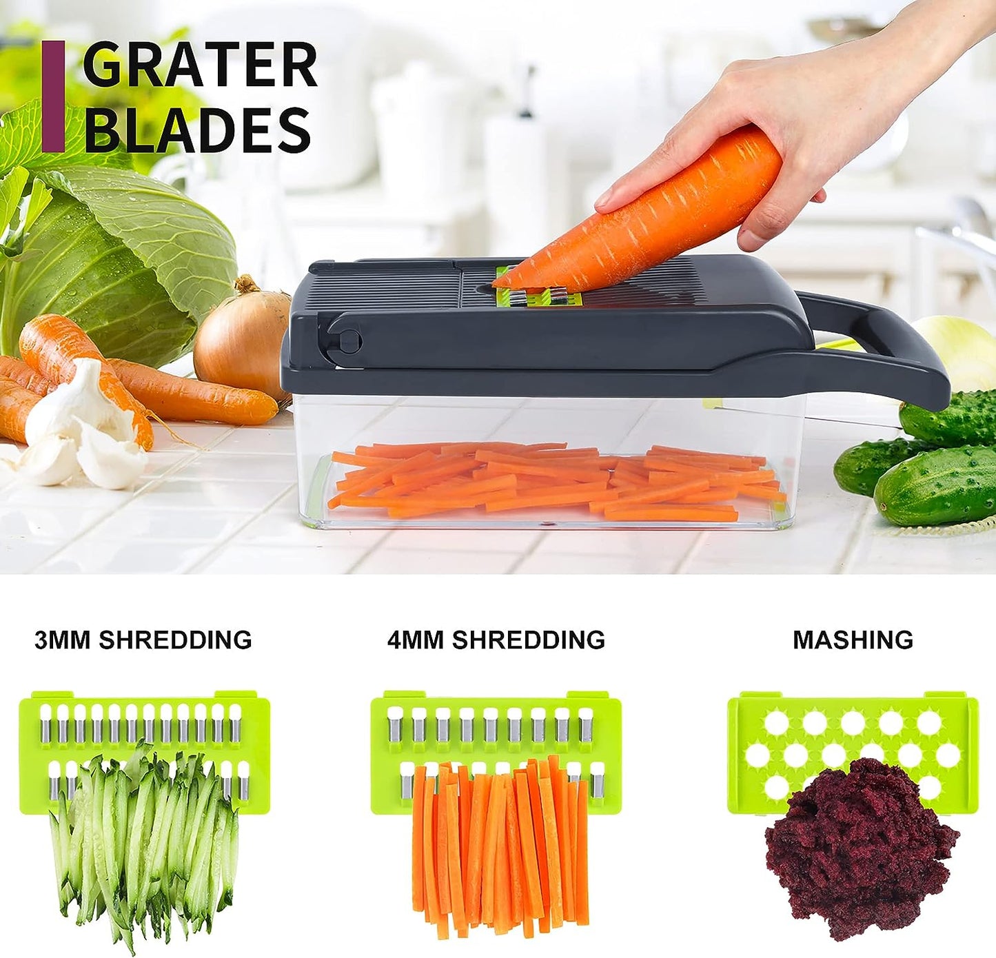 16-in-1 Multifunctional Vegetable Cutter & Slicer |
