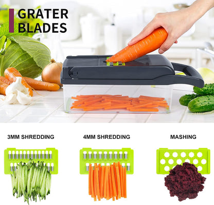 16-in-1 Multifunctional Vegetable Cutter & Slicer |