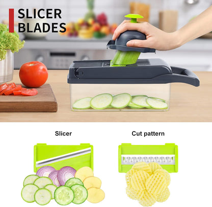 16-in-1 Multifunctional Vegetable Cutter & Slicer |