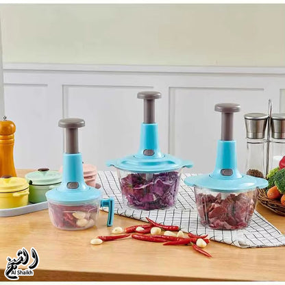 9-in-1 Vegetable push Chopper