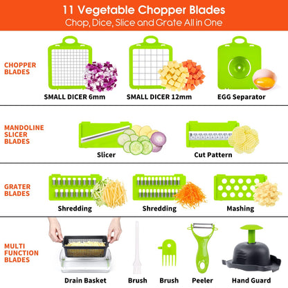 16-in-1 Multifunctional Vegetable Cutter & Slicer |