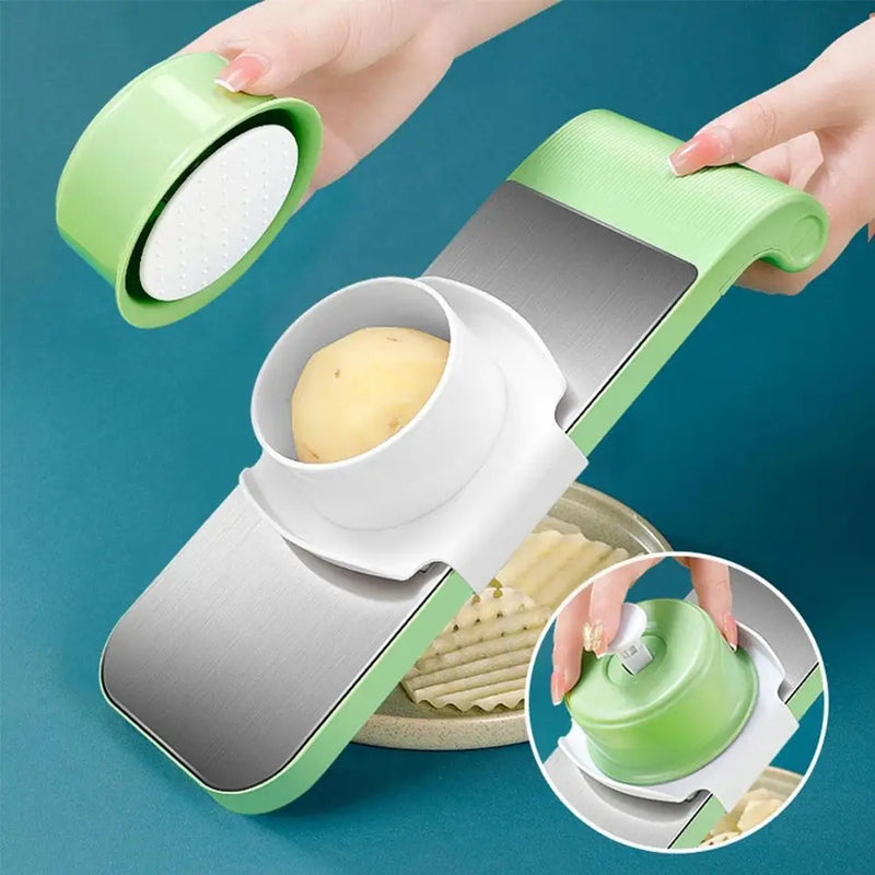 5 In 1 Stainless steel Multifunctional Vegitable Slicer Cutter