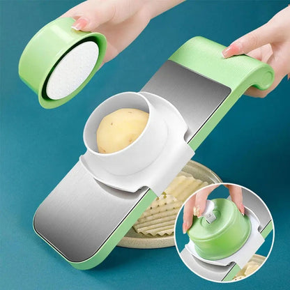 5 In 1 Stainless steel Multifunctional Vegitable Slicer Cutter
