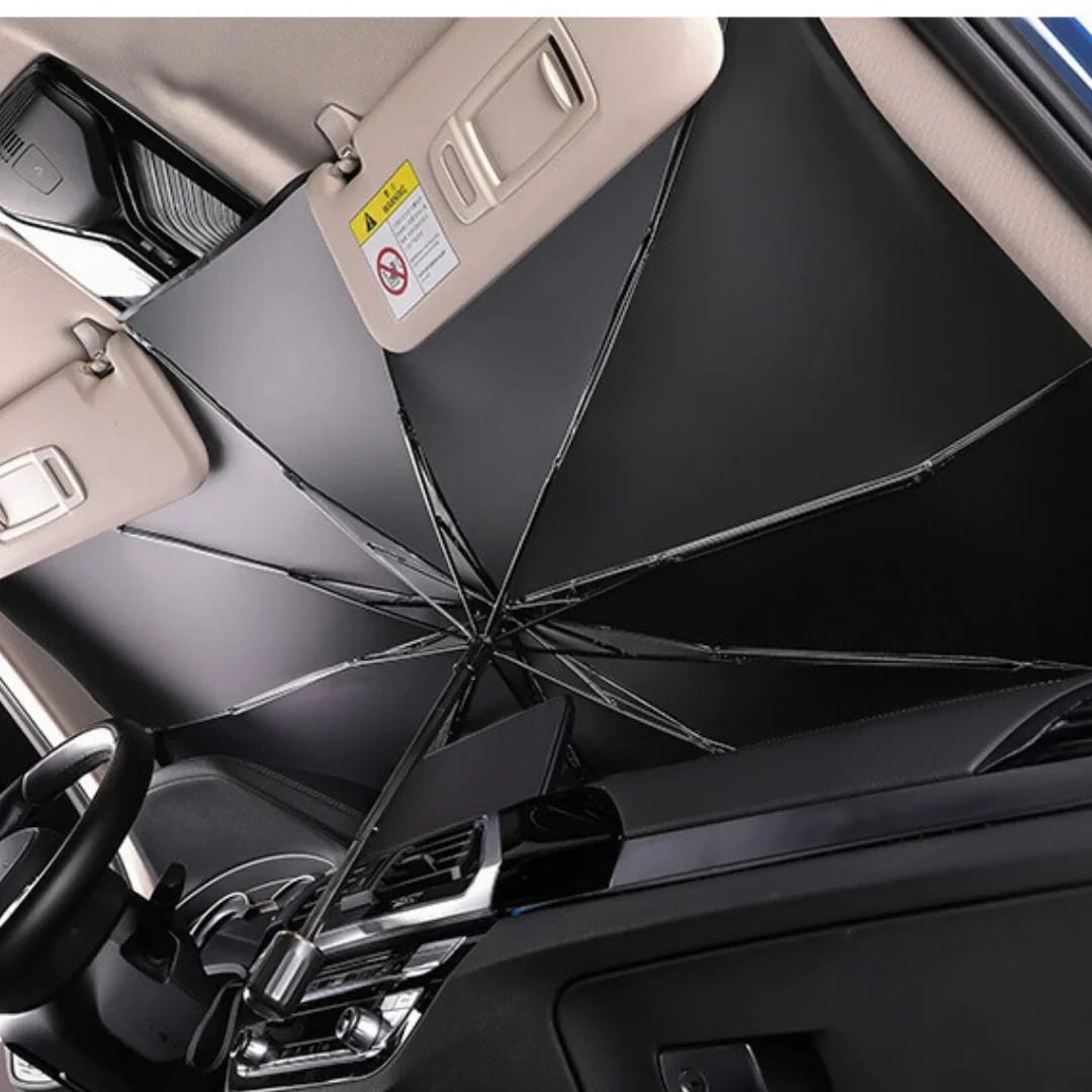 FOLDABLE CAR WINDSHEILD SUN SHADES UMBRELLA
