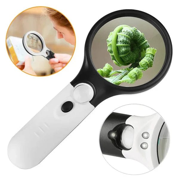 LED Magnifying Glass with Built-in Light – Reading, Inspection & Repair Lens 🔍