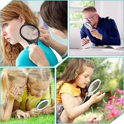 LED Magnifying Glass with Built-in Light – Reading, Inspection & Repair Lens 🔍