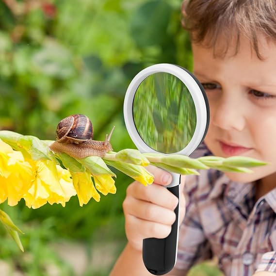 LED Magnifying Glass with Built-in Light – Reading, Inspection & Repair Lens 🔍