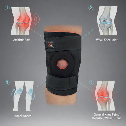 Knee Support Brace with Comfortable Compression Fit ( pair )