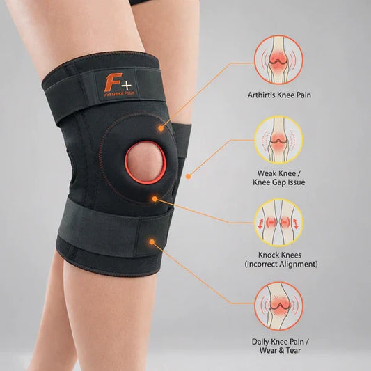 Knee Support Brace with Comfortable Compression Fit pair )
